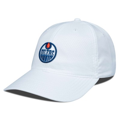 Бейсболка Edmonton Oilers Levelwear White Matrix