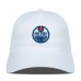 Бейсболка Edmonton Oilers Levelwear White Matrix