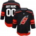 Именная игровая джерси Carolina Hurricanes Youth Home Replica - Black