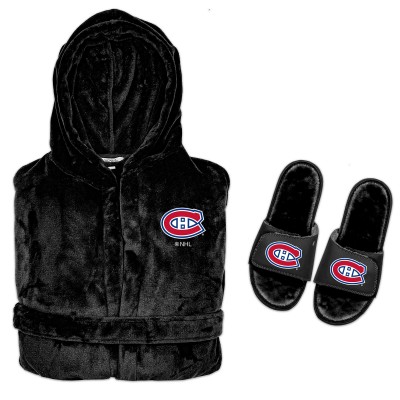 Montreal Canadiens ISlide Hooded Phantom Robe & Slide Bundle - Black