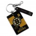 Брелок Boston Bruins Leather Three-Piece Gift Pack with Personalized