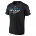 Футболка San Jose Sharks Fanatics Authentic Pro Wordmark Alt Logo - Black
