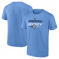 Футболка Winnipeg Jets Fanatics Authentic Pro Wordmark Alt Logo - Blue