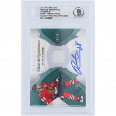 Patrick Kane Chicago Blackhawks Autographed 2016-17 Upper Deck Artifacts Piece de Resistance Spectrum Relic #PR-PK #25/25 Beckett Fanatics Witnessed Authenticated Card