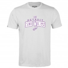 Футболка Detroit Red Wings Levelwear Youth Hockey Fights Cancer Little Richmond - White