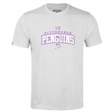 Футболка Pittsburgh Penguins Levelwear Youth Hockey Fights Cancer Little Richmond - White