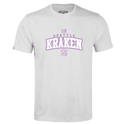 Футболка Seattle Kraken Levelwear Youth Hockey Fights Cancer Little Richmond - White