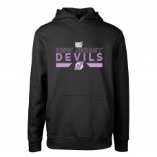 Толстовка New Jersey Devils Levelwear Youth Hockey Fights Cancer Podium Fleece - Black