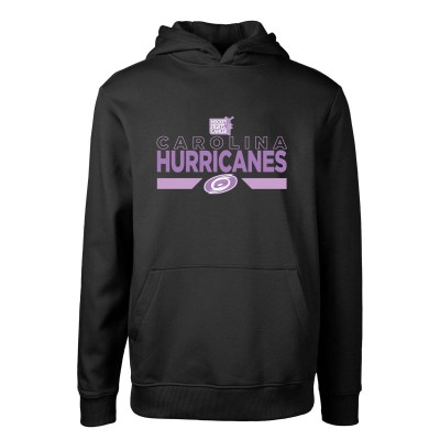 Толстовка Carolina Hurricanes Levelwear Youth Hockey Fights Cancer Podium Fleece - Black