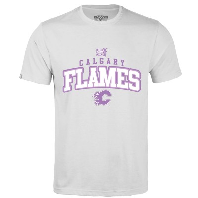 Футболка Calgary Flames Levelwear Hockey Fights Cancer Richmond - White