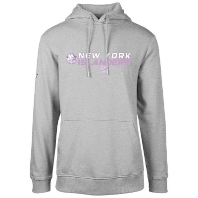 Толстовка New York Islanders Levelwear Hockey Fights Cancer Podium Chase - Gray