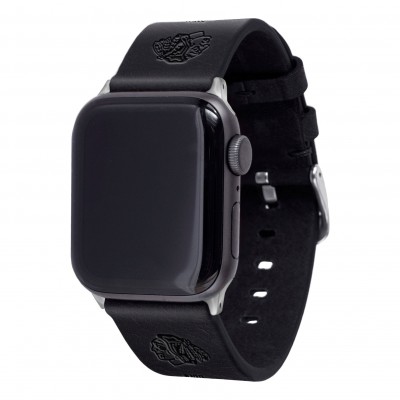 Ремешок для Apple Watch Chicago Blackhawks Leather - Black