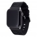 Ремешок для Apple Watch Columbus Blue Jackets Leather - Black