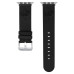 Los Angeles Kings Black Leather Apple Watch Band