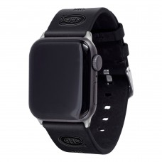 Montreal Canadiens Leather Apple Watch Band - Black