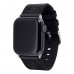 New York Islanders Leather Apple Watch Band - Black