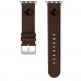 Ottawa Senators Leather Apple Watch Band - Brown
