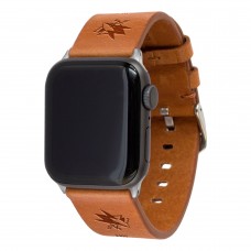 San Jose Sharks Leather Apple Watch Band - Tan