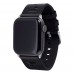 St. Louis Blues Leather Apple Watch Band - Black