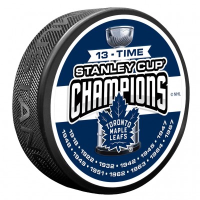 Шайба Toronto Maple Leafs 13-Time Stanley Cup Champions