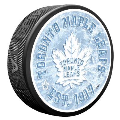 Toronto Maple Leafs Frozen Logo Puck