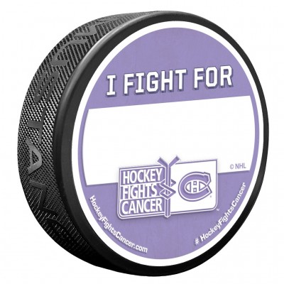 Шайба Montreal Canadiens Hockey Fights Cancer I Fight For