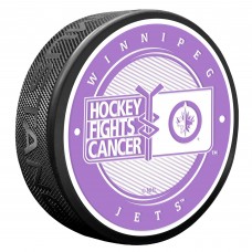 Winnipeg Jets Hockey Fights Cancer Puck
