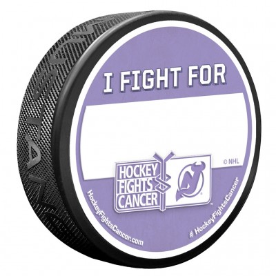 Шайба New Jersey Devils Hockey Fights Cancer I Fight For