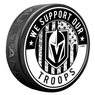 Vegas Golden Knights Military Appreciation Puck