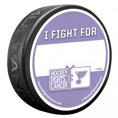 Шайба St. Louis Blues Hockey Fights Cancer I Fight For