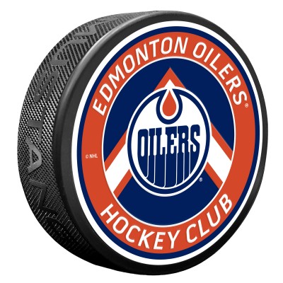 Шайба Edmonton Oilers Chevron Banner