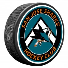 San Jose Sharks Chevron Banner Puck
