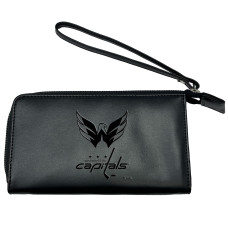 Washington Capitals Black Cell Phone Wristlet Wallet Washington Capitals Black Cell Phone Wristlet Wallet