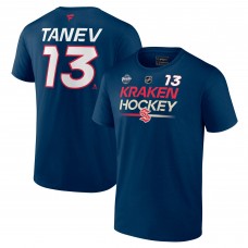 Футболка Brandon Tanev Seattle Kraken 2024 NHL Winter Classic Authentic Pro Name & Number - Deep Sea Blue