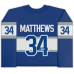 Джерси с автографом Auston Matthews Toronto Maple Leafs Fanatics Authentic 2017 NHL Centennial Classic Mitchell & Ness Replica