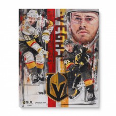 Jonathan Marchessault Vegas Golden Knights 16 x 20 Embellished Canvas Giclee Print - Art by David Arrigo