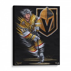 Jonathan Marchessault Vegas Golden Knights 16 x 20 Embellished Canvas Giclee Print - Art by Eric Sevigny