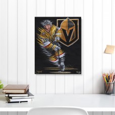 Jonathan Marchessault Vegas Golden Knights 16 x 20 Embellished Canvas Giclee Print - Art by Eric Sevigny