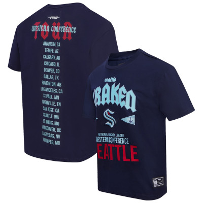 Seattle Kraken Pro Standard Deep Sea Blue City Tour T-Shirt