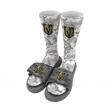 Vegas Golden Knights ISlide Youth Camo Sock & Slide Bundle - Gray