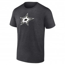 Именная футболка Dallas Stars Monochrome - Charcoal