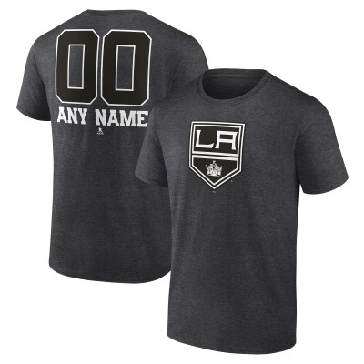 Именная футболка Los Angeles Kings Monochrome - Charcoal
