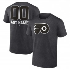 Именная футболка Philadelphia Flyers Monochrome - Charcoal
