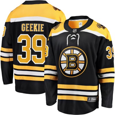 Игровая джерси Morgan Geekie Boston Bruins Fanatics Branded Home Breakaway - Black