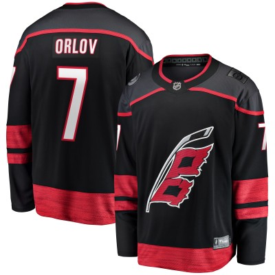Игровая джерси Dmitry Orlov Carolina Hurricanes Home Breakaway - Black