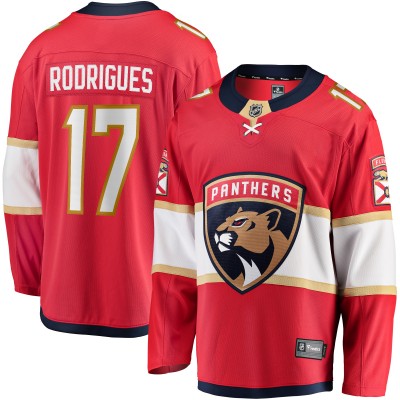 Игровая джерси Evan Rodrigues Florida Panthers Home Breakaway - Red