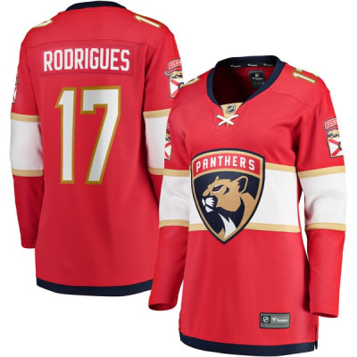 Женская джерси Florida Panthers Evan Rodrigues Fanatics Red Home Breakaway
