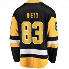 Джерси Matt Nieto Pittsburgh Penguins Home Breakaway- Black