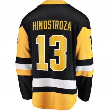 Джерси Vinnie Hinostroza Pittsburgh Penguins Home Breakaway- Black