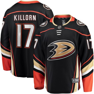 Игровая джерси Alex Killorn Anaheim Ducks Fanatics Home Breakaway - Black
